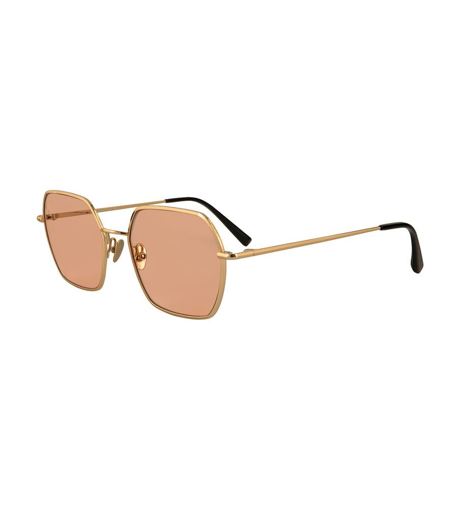 Sunglasses with gold sides store