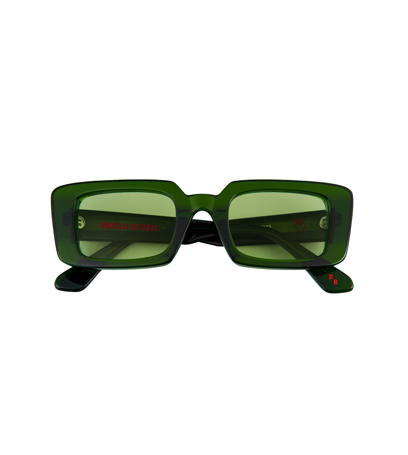 Nola Green Sunglasses by Danielle Rattray 