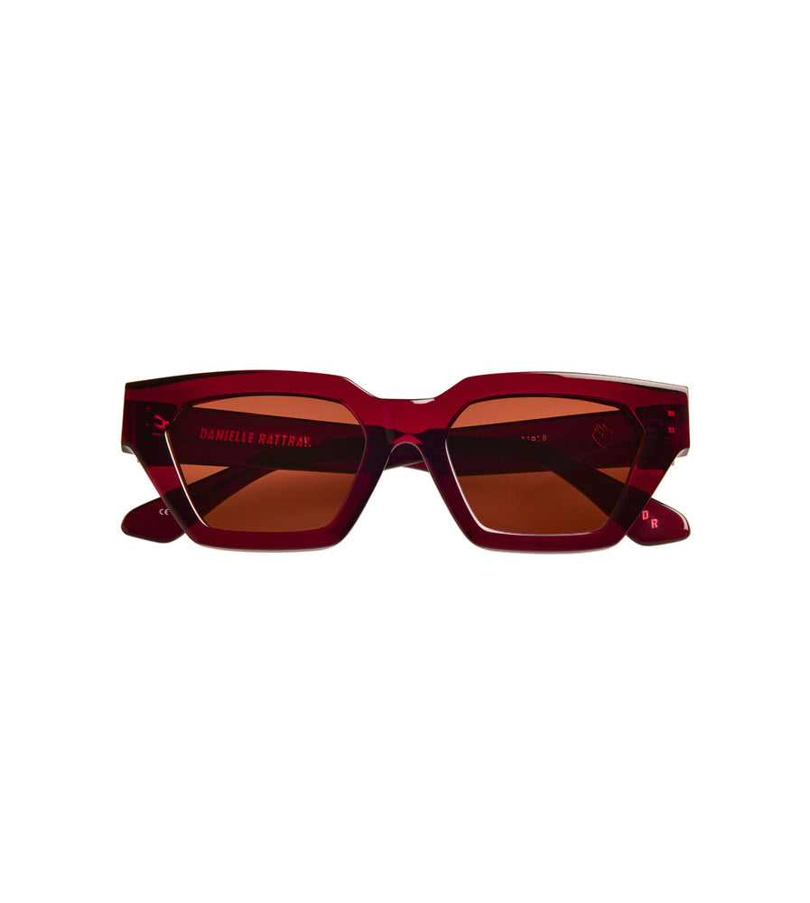 Stevie Crystal Burgundy | Bronze